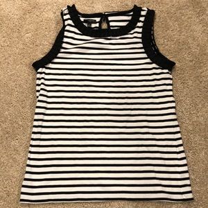 Like new Talbots stripes tank. Sp